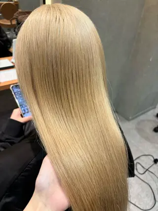 カラー La fith hair liebe 京都駅前店所属・京都駅☆髪質改善 🎀アミ🎀のヘアスタイル