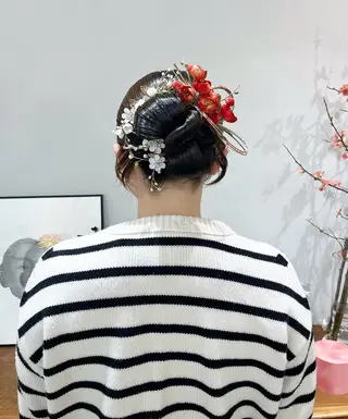 ヘアアレンジ chika/艶カラー /似合わせカラーのヘアスタイル