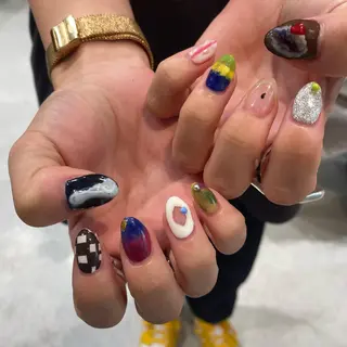 ネイル 平野葵🎀 hair/nailのネイルデザイン