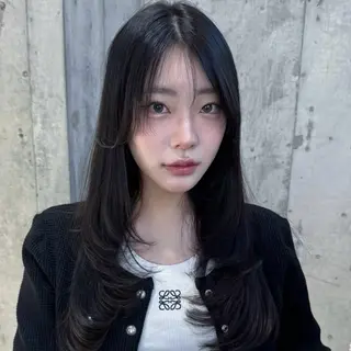 ロング カラー ヘアアレンジ 韓国/ワンホン/新宿 /Rumiのヘアスタイル