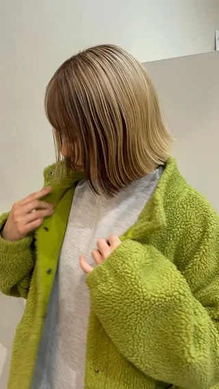 ショート ボブ/透明感カラー 🧸YUI❤️のヘアスタイル