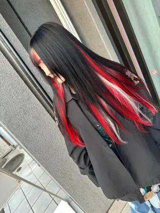 ロング カラー ブリーチ人気No.1 MANATO🎨🌈のヘアスタイル