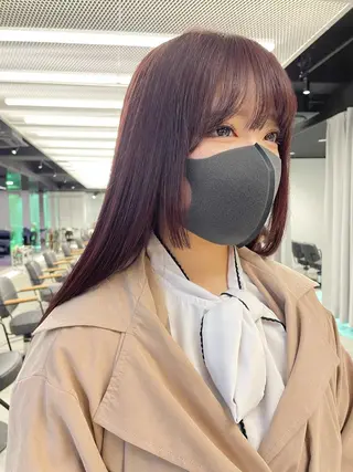 ロング カラー モモ 🍑のマツエク・マツパデザイン