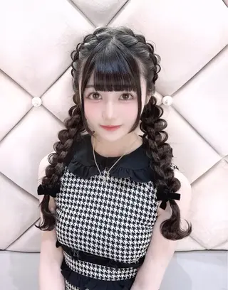 ロング ヘアアレンジ 🎀ふわふわアイドル ヘアメ🎀AYANEのヘアスタイル
