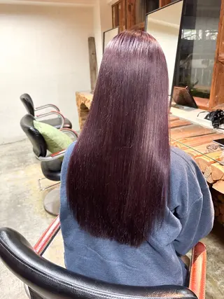 ロング カラー ヘアアレンジ 🤎ono/ 切りっぱなしボブ🤎のヘアスタイル