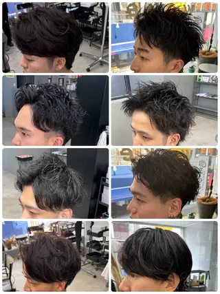 ショート パーマ メンズ メンズ専門サロン wokeのヘアスタイル