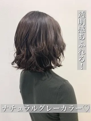 ミディアム 愛されハイトーン 🍓YURINAのヘアスタイル