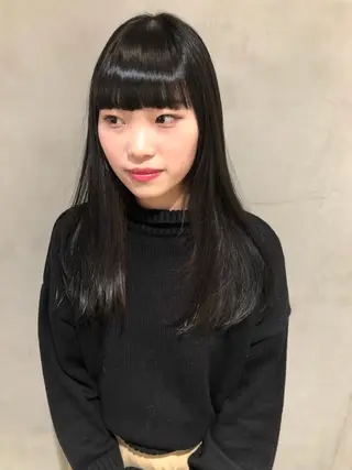 セミロング パーマ 大西 直人のヘアスタイル