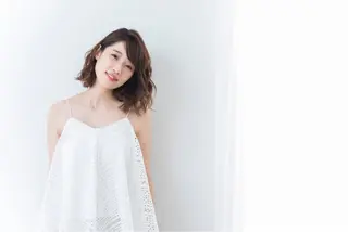 ミディアム カラー パーマ 【全席個室サロン】 NUMBER 天王寺のヘアスタイル