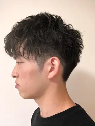 ミディアム 齋藤 大晟のヘアスタイル