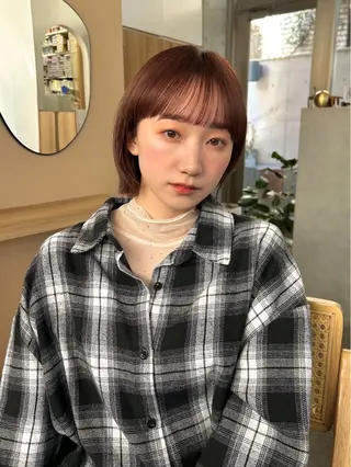 ショート カラー 透明感/ベージュ /kazui🐈のヘアスタイル