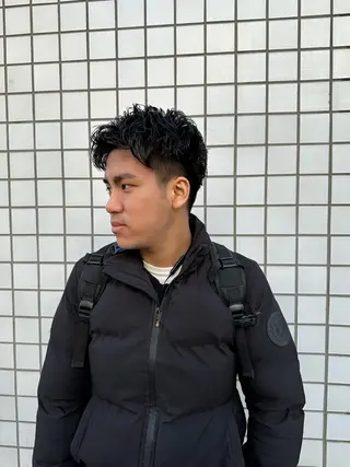 パーマ メンズ 似合わせカット /パーマ岡本淳平のヘアスタイル