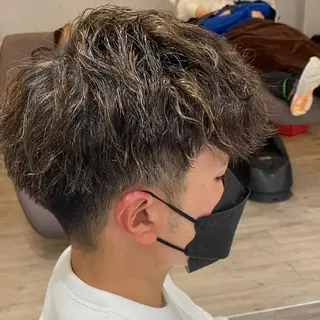 パーマ メンズ メンズサロンGRIT 店長　深山一平のヘアスタイル