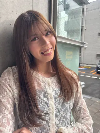 ロング ゆうこ🍀髪質改善/ ストレート/艶カラーのヘアスタイル
