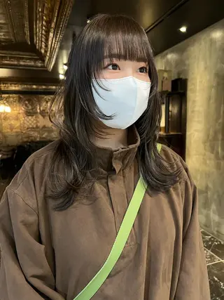 ロング カラー haco＋所属・圧倒的デザイン力 店長🎨RENAのヘアスタイル