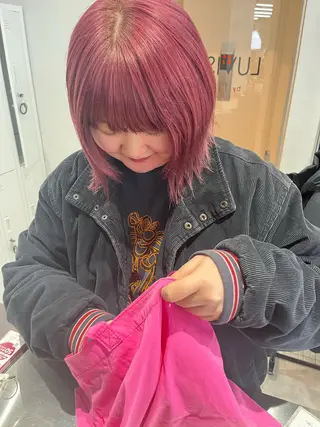 ミディアム 小山 水綺のヘアスタイル