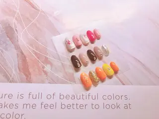 ネイル cachette de maman 〜chez mai〜所属・M Yuzuのネイルデザイン