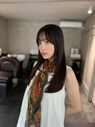 ロング 髪質改善✨艶髪✨ レイヤーカット 田畑のヘアスタイル