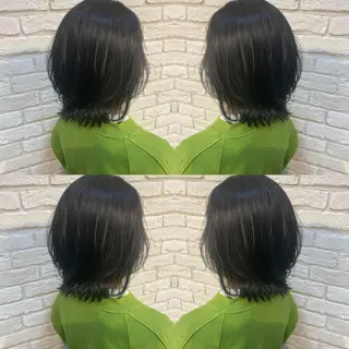 ミディアム ココロ☀️ CLUTCH天王寺店のヘアスタイル