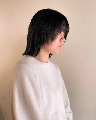 ショート カラー 板谷みさき /艶ボブ/藤沢美容室のヘアスタイル