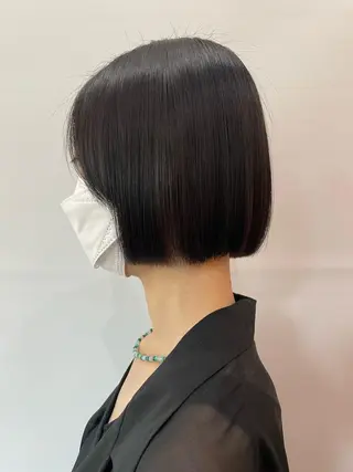 ショート 高山🐬髪質改善 池袋で縮毛矯正のヘアスタイル