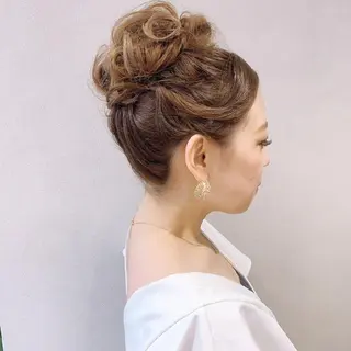 ロング ヘアアレンジ PRIVATE SALON EYES所属・EYES リアのマツエク・マツパデザイン