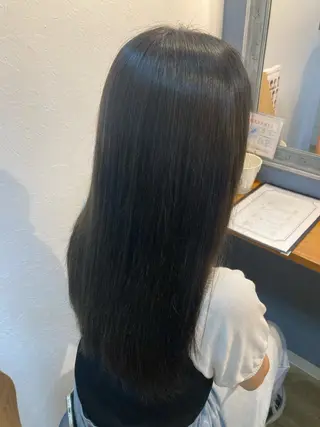 ロング カラー attrait(アトレ)藤沢所属・✨️髪質改善✨️長嶋 美春のヘアスタイル