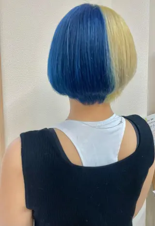 ショート カラー ケアブリーチ /髪質 改善/古橋圭史郎のヘアスタイル