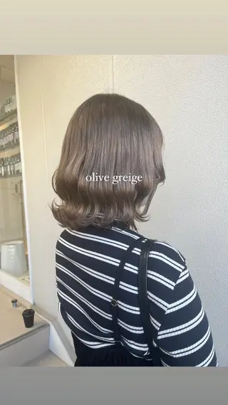 ミディアム MAYU/ハイトーン /レイヤーカットのヘアスタイル