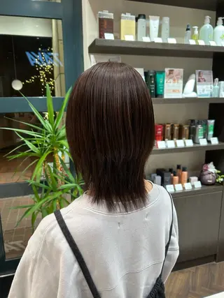 ミディアム tomoe 🫧透明感カラーのヘアスタイル