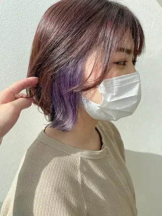 ショート カラー 髪質改善/ブリーチ 田代 龍我のヘアスタイル