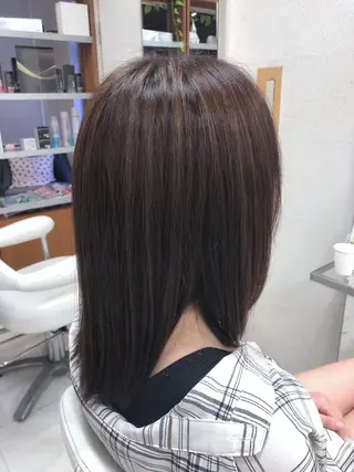 ミディアム 阿部 美咲のヘアスタイル