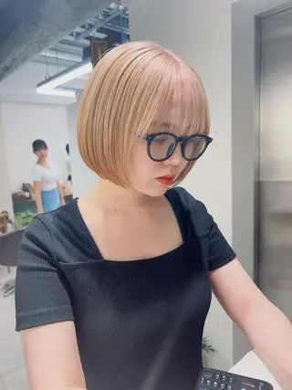 ショート カラー ヘアアレンジ 【代表】 たき〜のヘアスタイル
