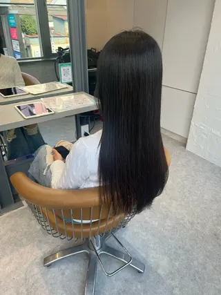 ロング うしだ かおるのヘアスタイル