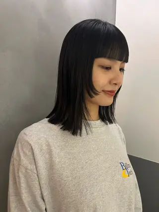 ミディアム 🦖ミニボブ/ボブ /MOEKA🦕のヘアスタイル