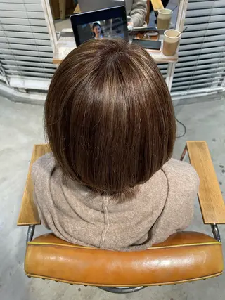 ショート 絶対綺麗な暖色カラー 🎯あります✨増渕✨のヘアスタイル