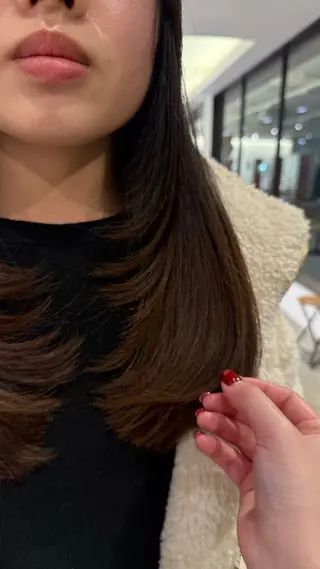 セミロング tote. さくらのヘアスタイル