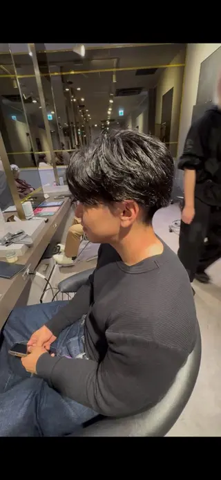 パーマ 豆田 祐人のヘアスタイル