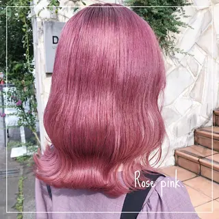 セミロング カラー ヘアアレンジ 💕ブリーチ/ヘアメ 🎀YUUKAのヘアスタイル