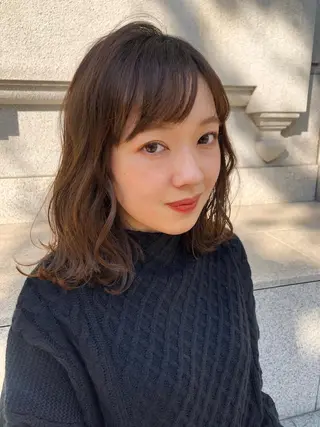 ミディアム 💙31日限定 💙金井悠華💙のヘアスタイル