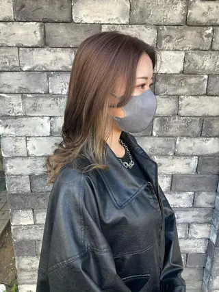 セミロング カラー ✂️似合わせの魔術師 石田一樹✂️のヘアスタイル