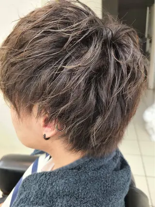 ミディアム パーマ SHIRO所属・SHIRO馬渕 智奈美のヘアスタイル