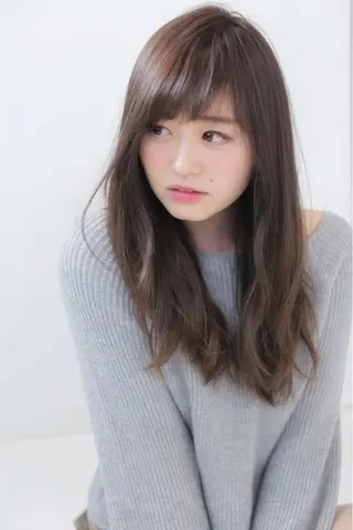 セミロング カラー Hair mission【ヘアーミッション】心斎橋所属・エクステ／レイヤー 落合/心斎橋のヘアスタイル