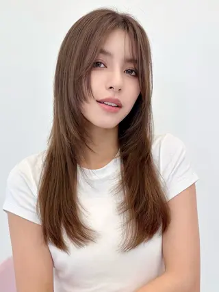 ロング ショート白髪染め無料 ／河瀬謙介のヘアスタイル