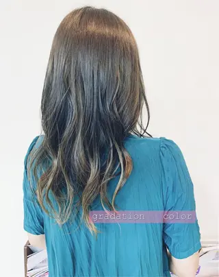 ロング カラー ✂︎✂︎レディースの メンズカット屋さんのヘアスタイル