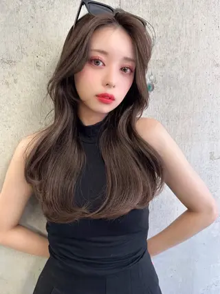 ロング 🌷透明感カラー🌷 内田零菜のヘアスタイル