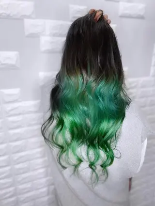 ロング カラー ヘアアレンジ Shelltie Fiel (シェルティフィエル)所属・次世代シールエクステ 錦糸町 小泉 朋之のヘアスタイル