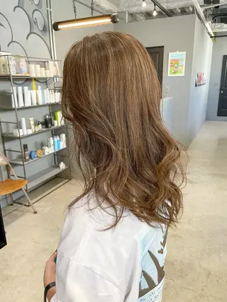 ロング カラー メンズ専門サロン wokeのヘアスタイル