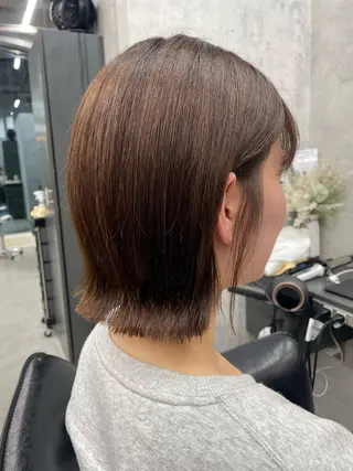 ミディアム レイヤー×顔周 り×髪質改善/MIUのヘアスタイル