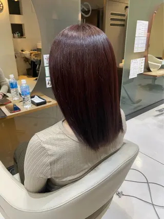 セミロング カラー ４ｃｍ諸江店所属・澤野 祐羽のヘアスタイル